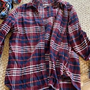 Falls creek burgundy flannel